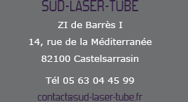 Contact - Sud-Laser-Tube : Découpe Laser sur Tubes et Profilés, France - sud - 82